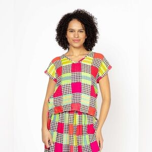 Ace & Jig Mason Shell Top Size Small in Mixer